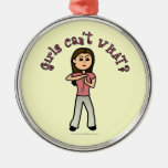Light Female Coach Ornaments