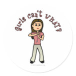 Light Female Coach Stickers