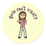 Light Female Coach Stickers