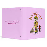 Light Female Fire Fighter Binders