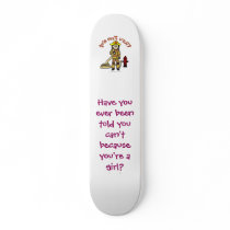 Light Female Fire Fighter Custom Skate Board