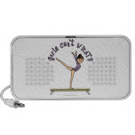 Light Female Gymnast on Balance Beam iPhone Speaker