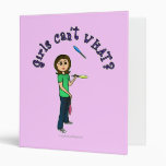Light Female Juggler 3 Ring Binders