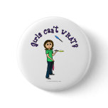 Light Female Juggler Buttons
