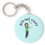 Light Female Juggler Key Chain
