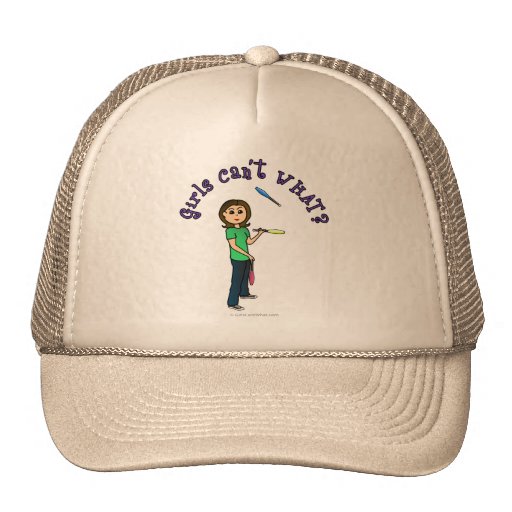 Light Female Juggler Mesh Hats