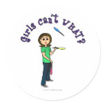 Light Female Juggler Stickers