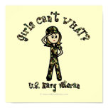 Light Female Navy Veteran Print