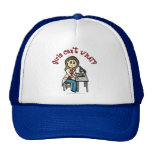 Light Female Scientist Hat