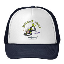 Light Female Scuba Diver Mesh Hat