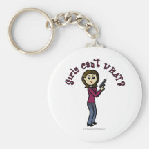 Light Female Sharpshooter Key Chains