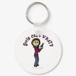 Light Female Sharpshooter Keychains