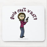 Light Female Sharpshooter Mousepads