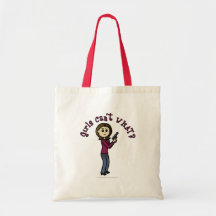 Light Female Sharpshooter Tote Bag