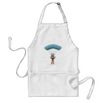 Light Female Sky Diver Apron