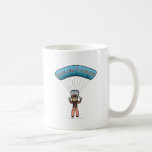 Light Female Sky Diver Coffee Mug