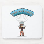 Light Female Sky Diver Mousepad