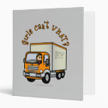 Light Female Truck Driver Binder