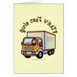 Light Female Truck Driver Cards