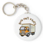 Light Female Truck Driver Key Chain