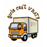 Light Female Truck Driver Shirts