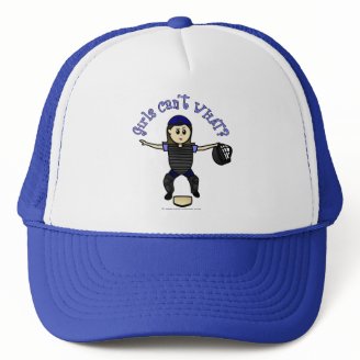 Light Female Umpire Trucker Hats