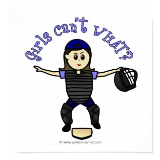Light Female Umpire Print