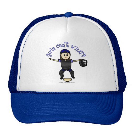 Light Female Umpire Trucker Hats