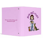 Light Female Veterinarian Binder