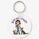 View more Light Female Veterinarian Keychains personalized gift ideas for girls Light Female Veterinarian Keychains