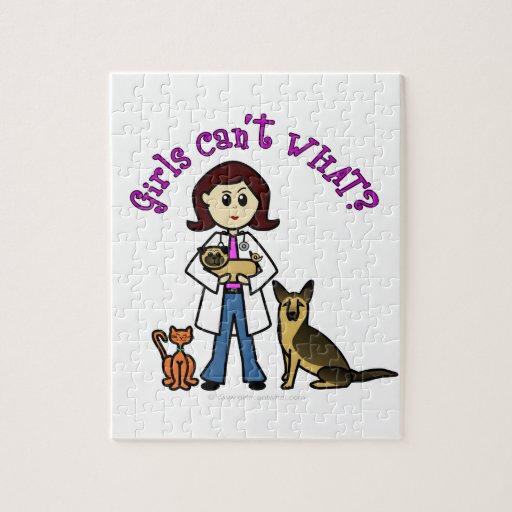 Light Female Veterinarian Puzzle