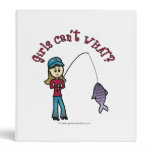 Light Fishing Girl Binders
