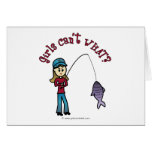Light Fishing Girl Cards