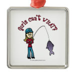 Light Fishing Girl Christmas Tree Ornaments
