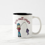 Light Fishing Girl Mugs