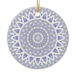 Light Flake Mandala Ornament ornaments
