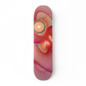 'Light Flame Abstract 102' skateboard deck