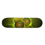 'Light Flame Abstract 110' skateboard deck