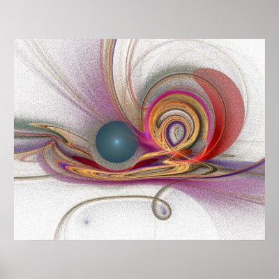 'Light Flame Abstract 123' Posters by SBricker