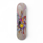 'Light Flame Abstract 134' skateboard deck