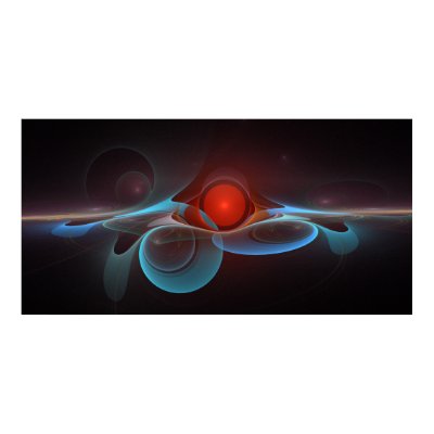 'Light Flame Abstract 155' poster