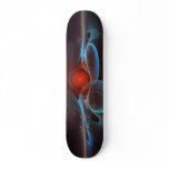 'Light Flame Abstract 155' skateboard deck