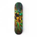 'Light Flame Abstract 199' skateboard deck