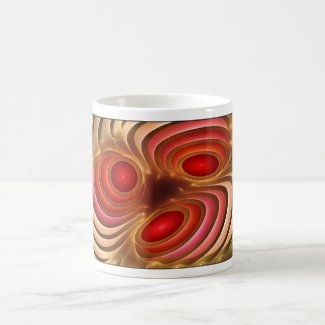 'Light Flame Abstract 254' mug mug