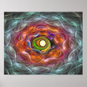 'Light Flame Abstract 273a' posters