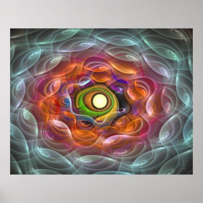 'Light Flame Abstract 273a' Posters by SBricker