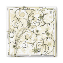 light floral grunge magnets