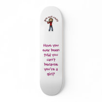 Light Flute Player Girl Skateboard Decks