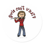 View more Light Flute Player Girl Stickers personalized gift ideas for girls Light Flute Player Girl Stickers