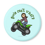 Light Four-Wheeler Fridge Magnet
